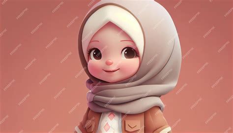 hijab 3dx|893 Hijab Girl 3D Illustrations